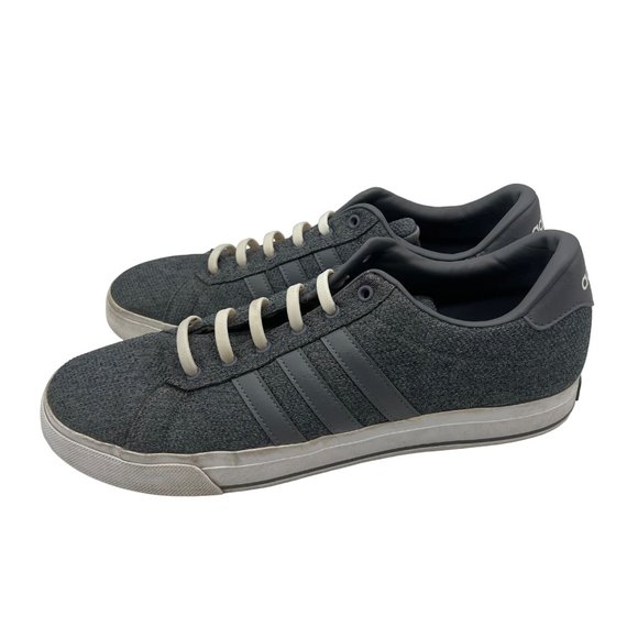 Adidas Neo Cloudfoam Sneakers Mens 11 Silicone Stretch Flat No Laces Gray AW4568 main image 6
